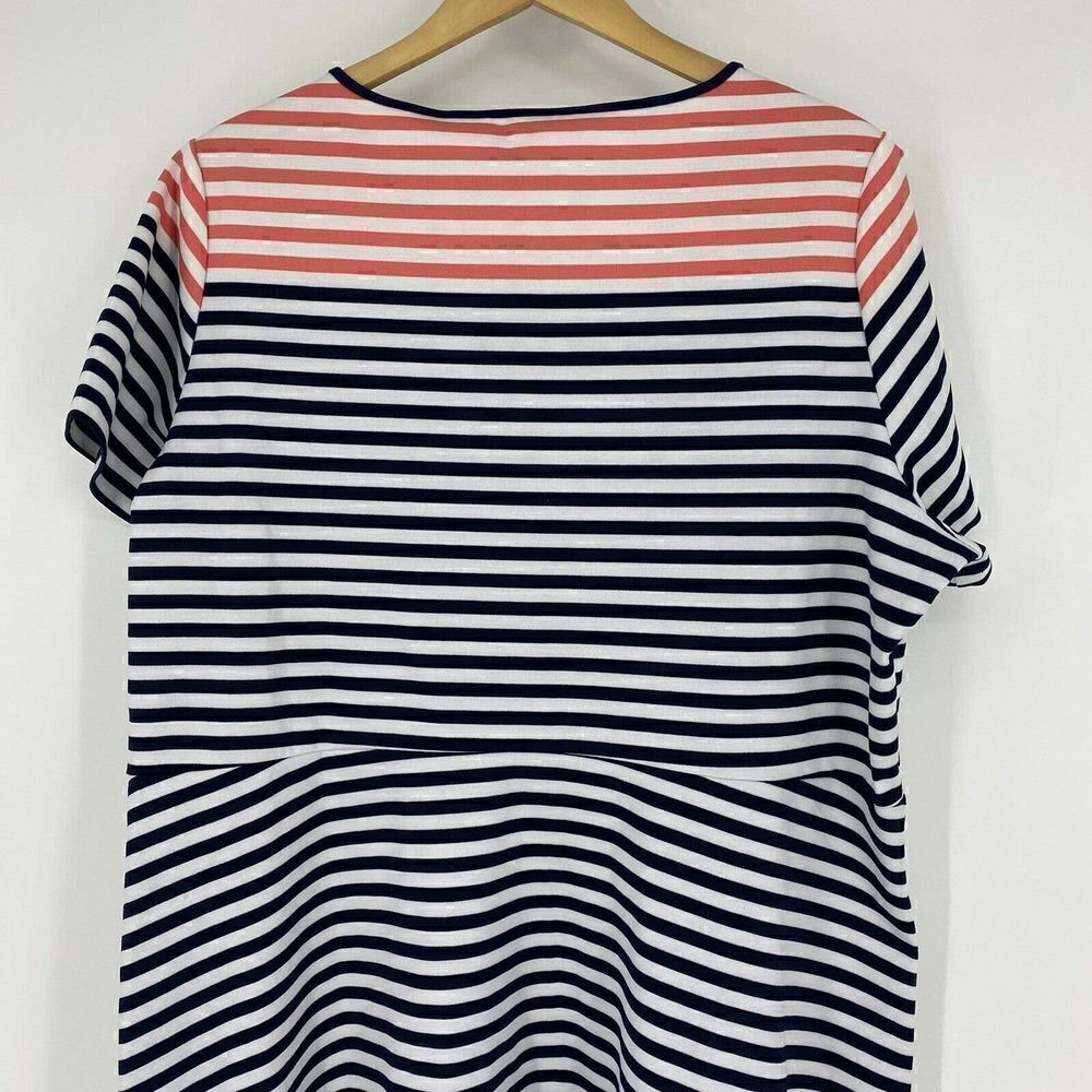 Draper James Dress Stripe Ponte A Line - Picture 6 of 8